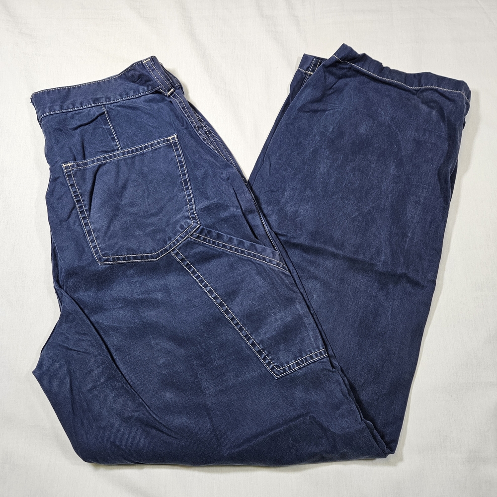 Polo Ralph Lauren Denim Supply Women's Size 6 Stitch Carpenter Pants Navy Blue
